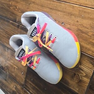 Nobull Trainers Tennis Shoes Grey Sz 7.5 Womens